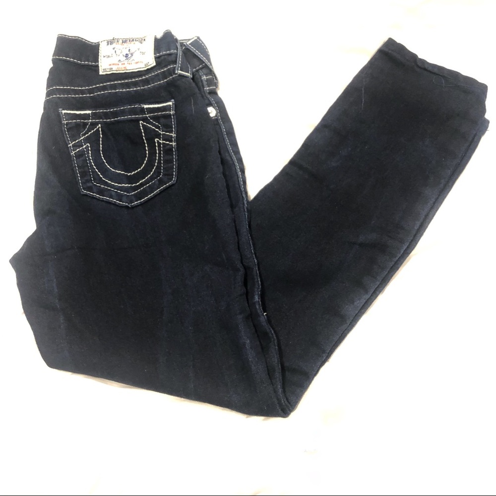 True Religion Women's Skinny Jeans - Dark Blue